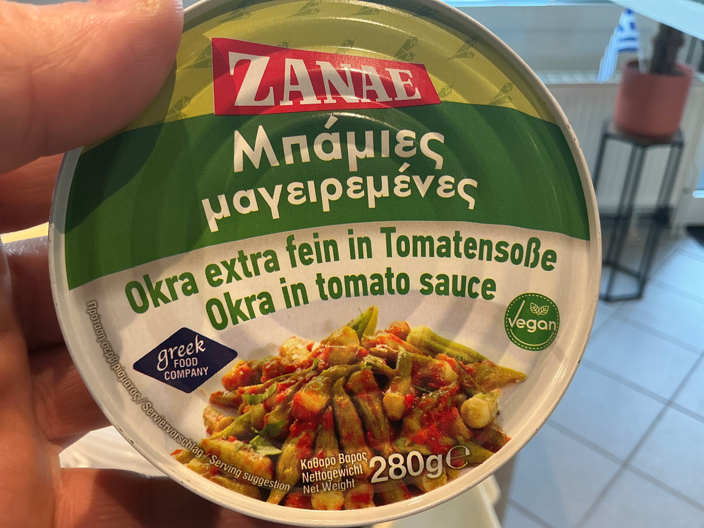 Bamies .Okra in Tomatensoße
