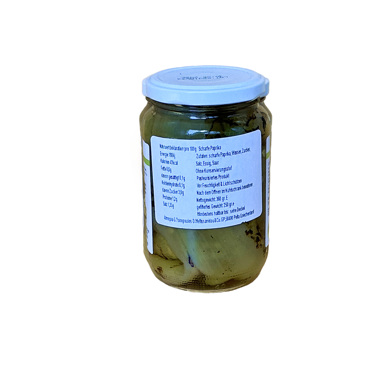 Almopia - Gegrillte Chili Peppers - 360 g