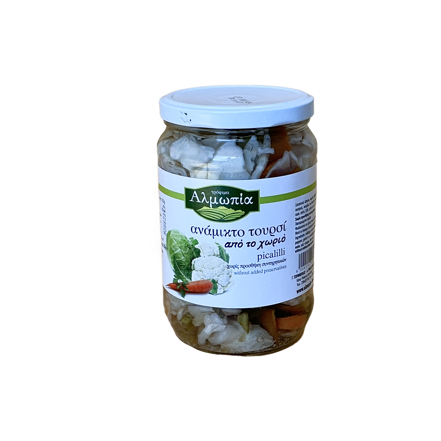Almopia - Pikantes Picalilli-Gemüse aus dem Dorf - 680g
