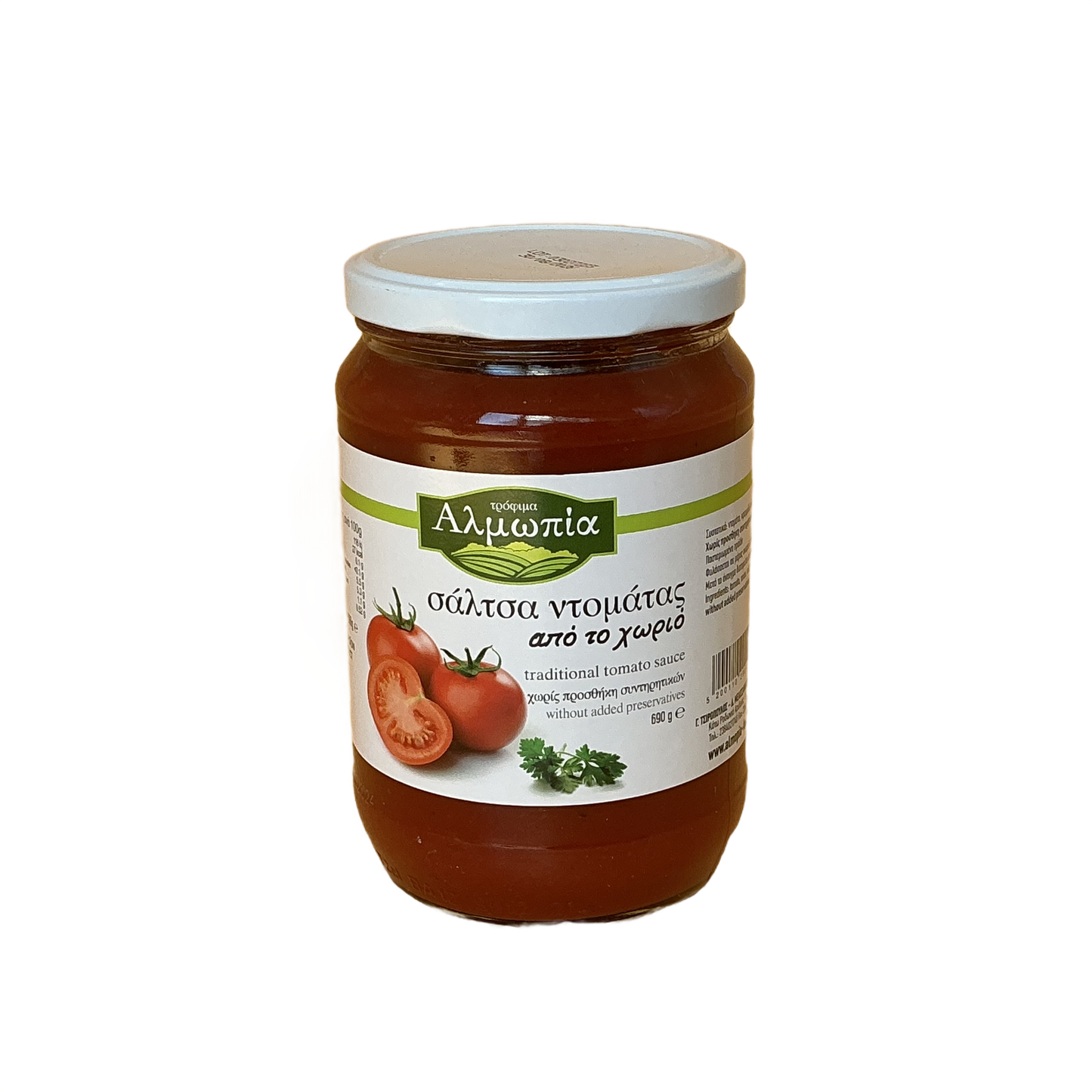 Almopia - Traditionelle Tomatensauce - 690 g (ohne Konservierungsstoffe)