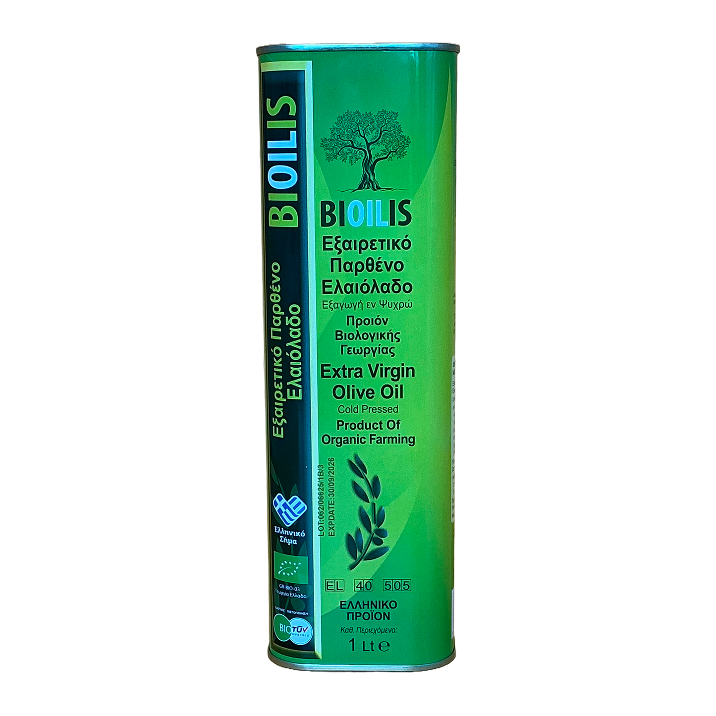 BIOILIS - 5 Liter - Extra Natives Olivenöl aus konventionellen Anbau