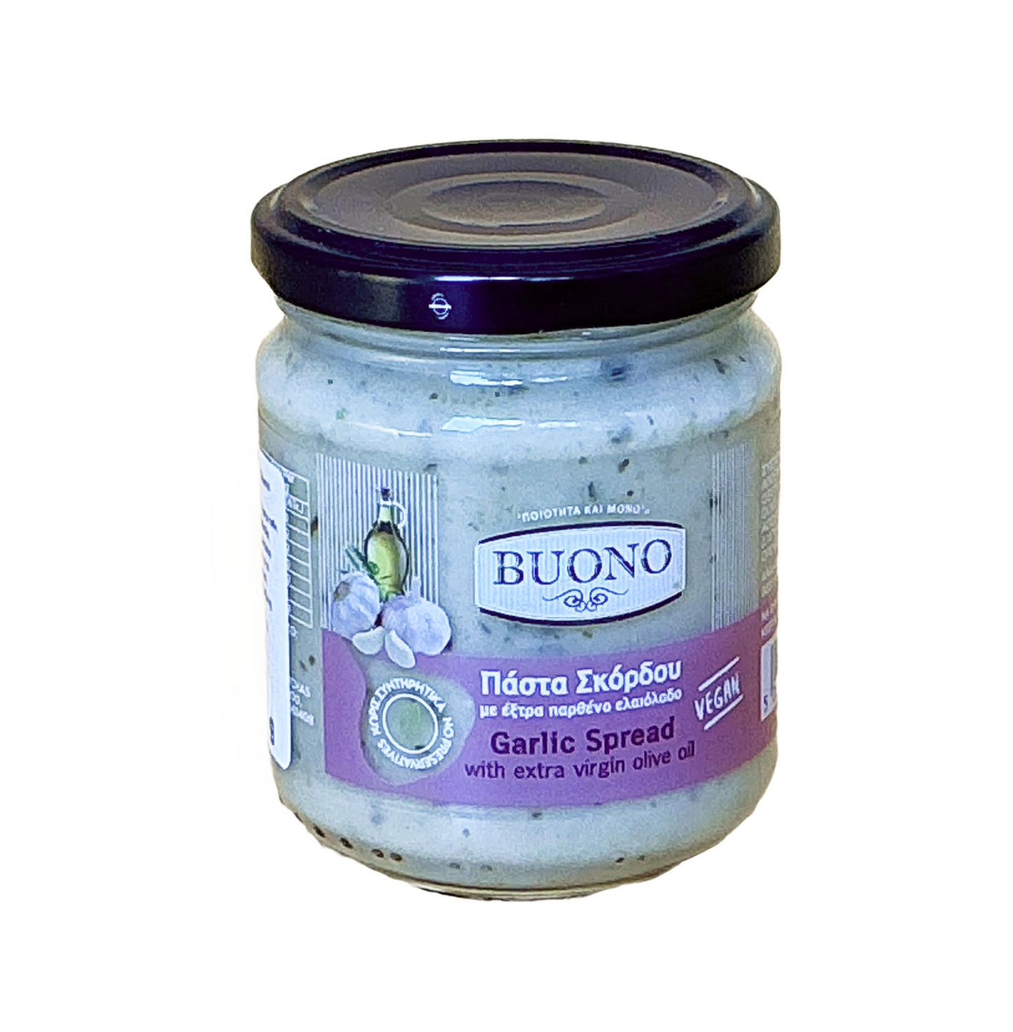 BUONO Knoblauchpaste mit nativem Olivenöl extra - 200 g