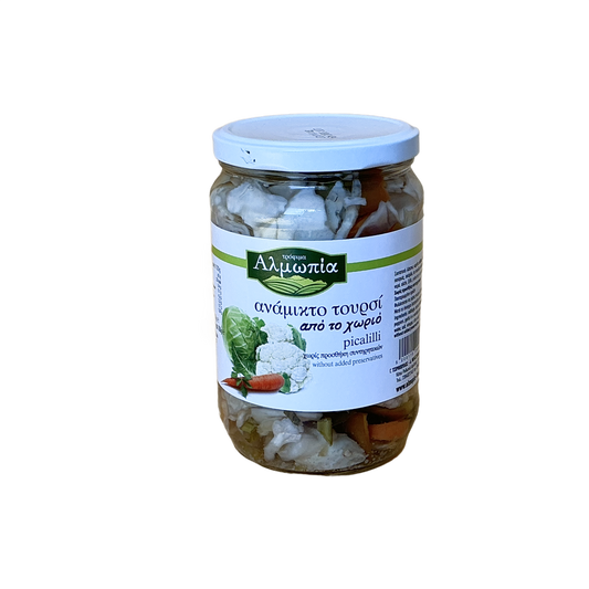 Almopia - Pikantes Picalilli-Gemüse aus dem Dorf - 680g