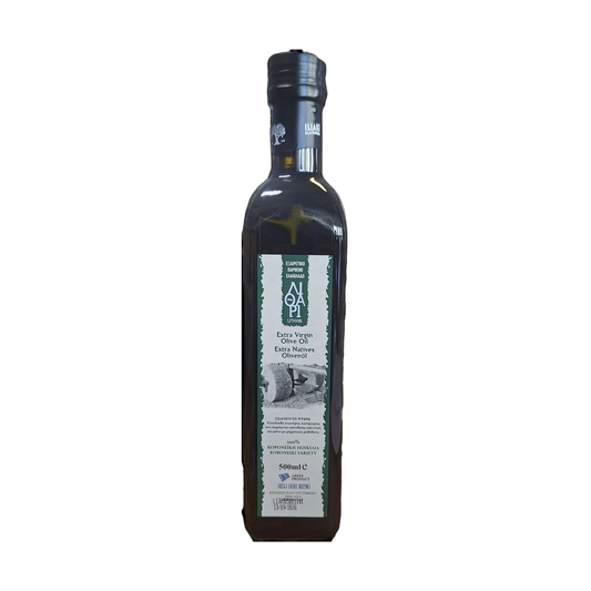 Lithari - Extra Virgin Olivenöl aus konventionellem Anbau - 100% Koroneiki Olive - 500ml