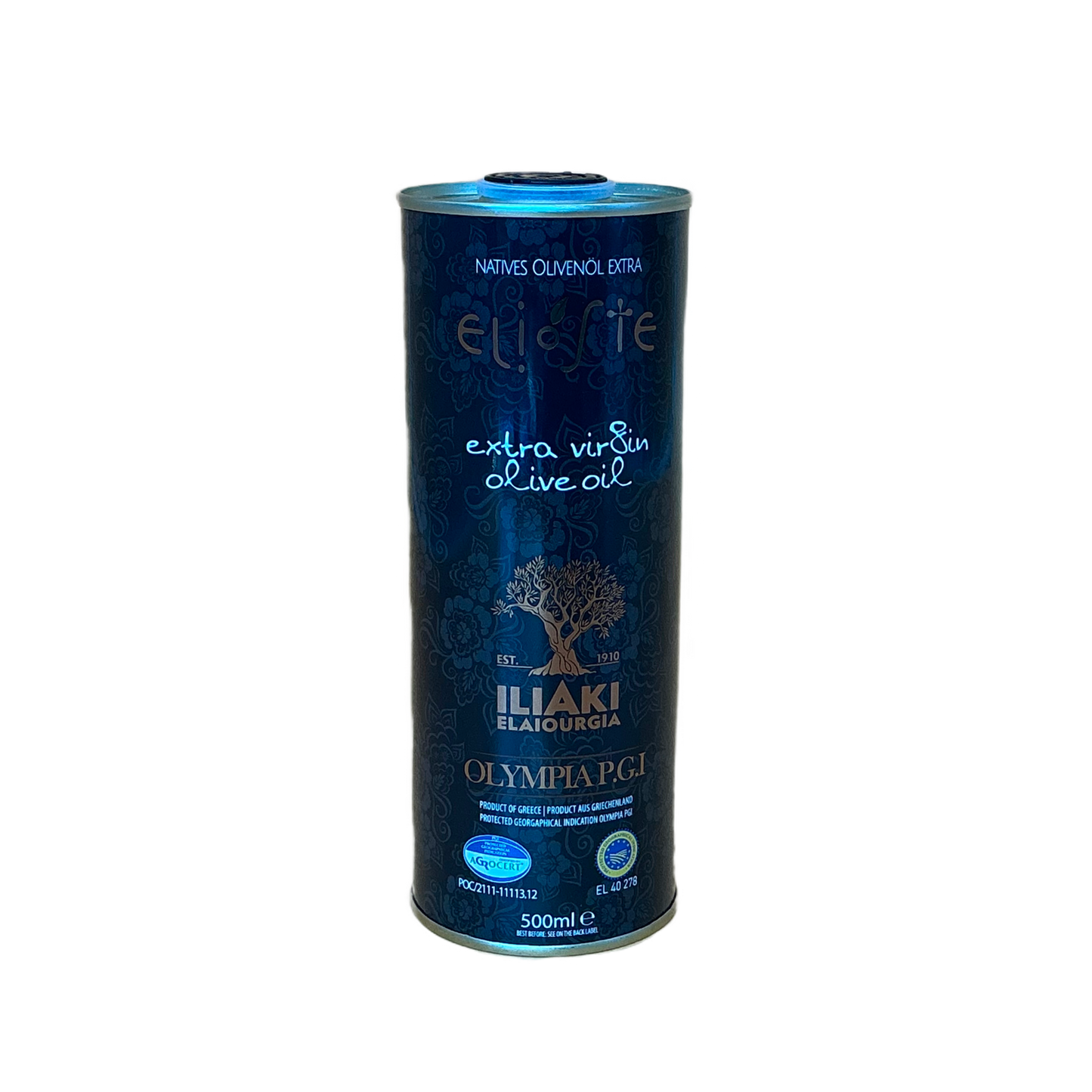 ILIAKI - Elioste 500ml - Extra Natives Olivenöl aus Olympia